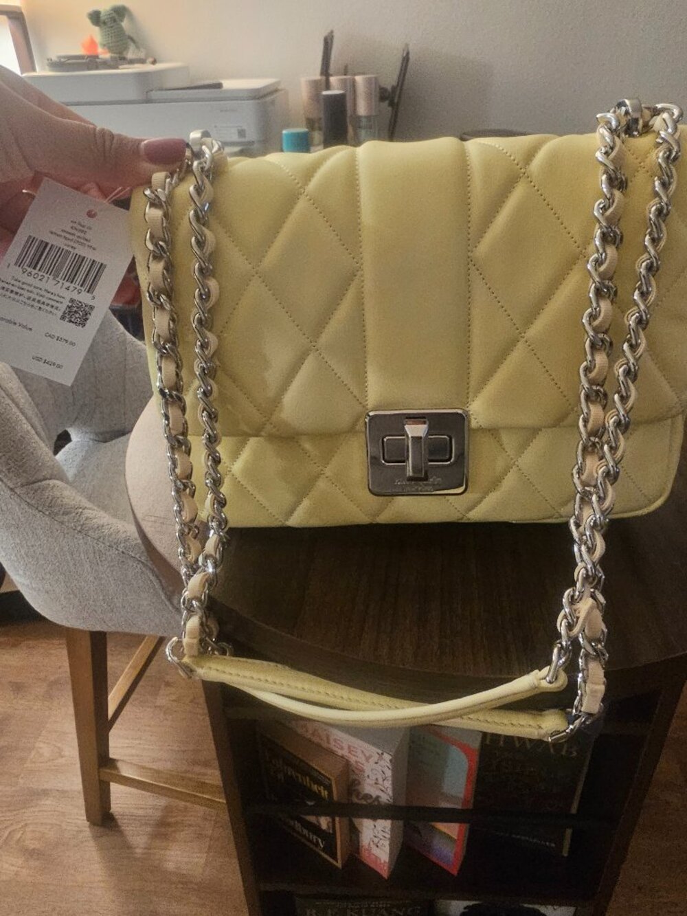 NWT Kate Spade - Carey Quilted (Lemon Fondant)